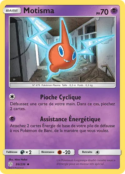 Image de la carte Pokemon Motisma 86/236