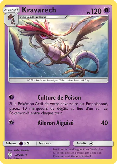 Image de la carte Pokemon Kravarech 92/236