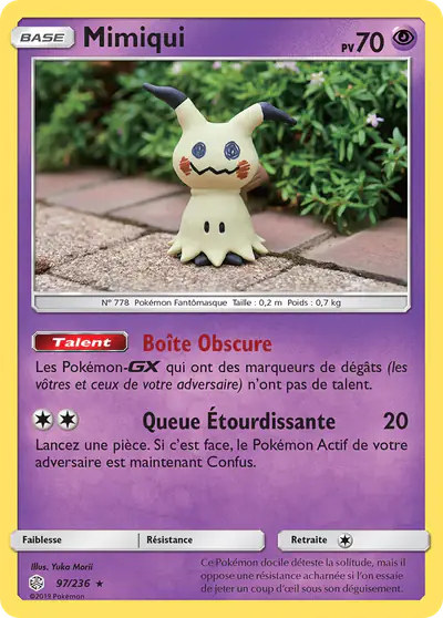 Image de la carte Pokemon Mimiqui 97/236