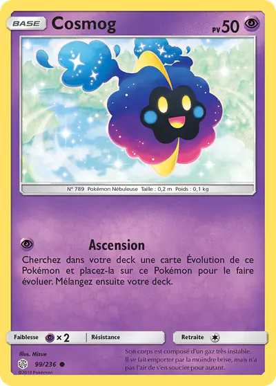 Image de la carte Pokemon Cosmog 99/236