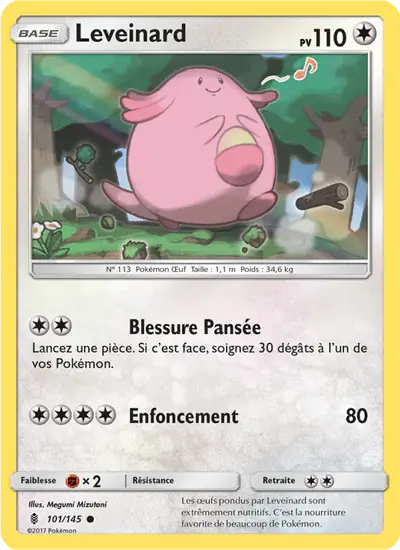 Image de la carte Pokemon Leveinard 101/145