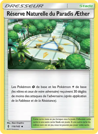 Image de la carte Pokemon Réserve Naturelle du Paradis Æther 116/145
