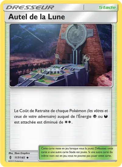 Image de la carte Pokemon Autel de la Lune 117/145