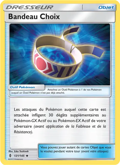Image de la carte Pokemon Bandeau Choix 121/145