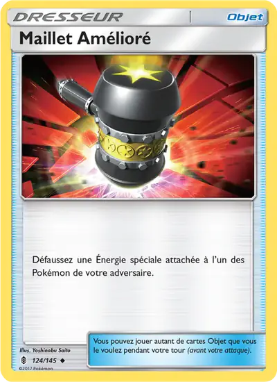 Image de la carte Pokemon Maillet Amélioré 124/145