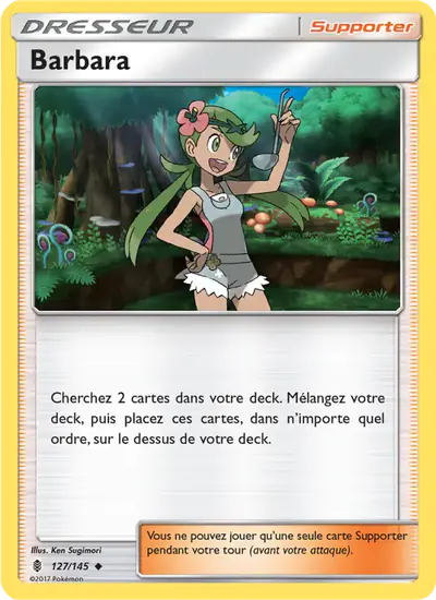 Image de la carte Pokemon Barbara 127/145