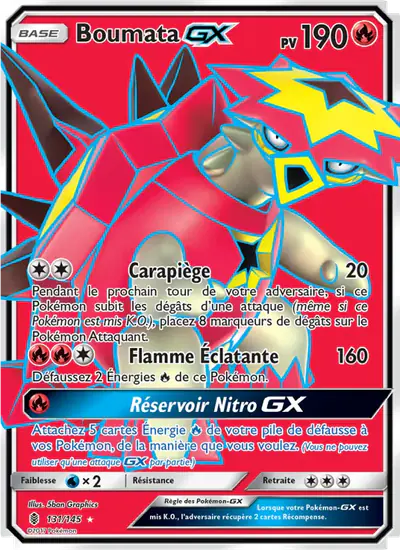 Image de la carte Pokemon Boumata GX 131/145