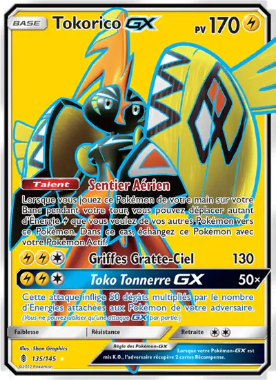 Image de la carte Pokemon Tokorico GX 135/145