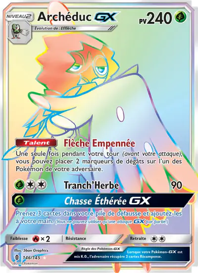 Image de la carte Pokemon Archéduc GX 146/145