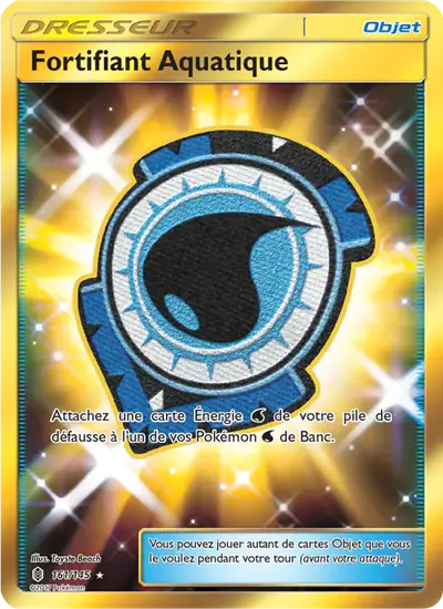 Image de la carte Pokemon Fortifiant Aquatique 161/145