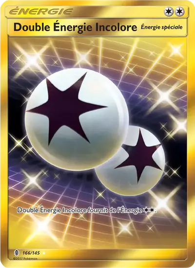 Image de la carte Pokemon Double Énergie Incolore 166/145