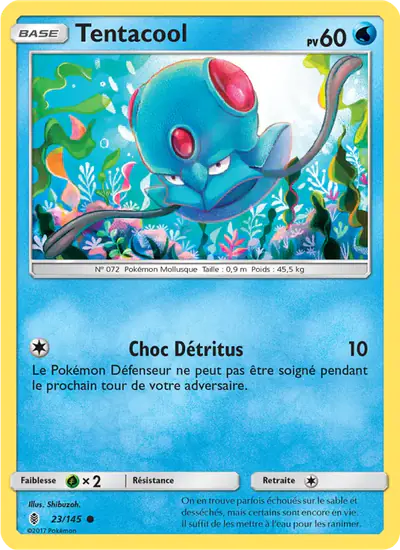Image de la carte Pokemon Tentacool 23/145