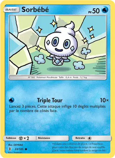 Image de la carte Pokemon Sorbébé 33/145