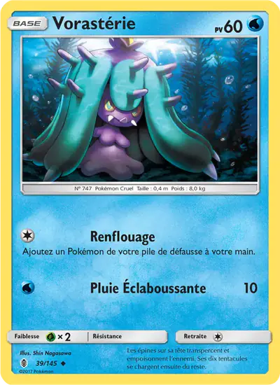 Image de la carte Pokemon Vorastérie 39/145