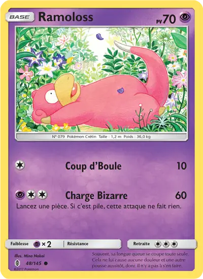 Image de la carte Pokemon Ramoloss 48/145