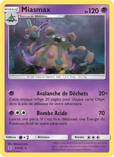 Image de la carte Pokemon Miasmax 51/145