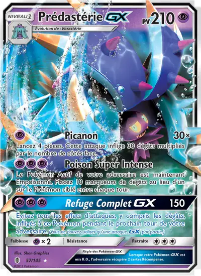 Image de la carte Pokemon Prédastérie GX 57/145