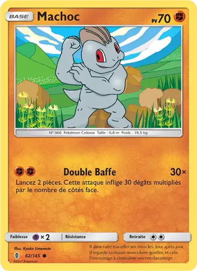 Image de la carte Pokemon Machoc 62/145