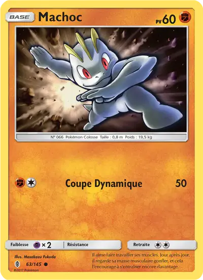 Image de la carte Pokemon Machoc 63/145