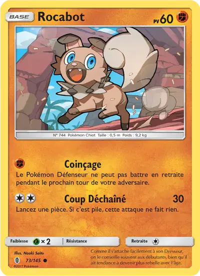 Image de la carte Pokemon Rocabot 73/145