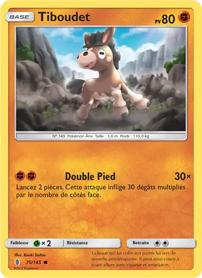 Image de la carte Pokemon Tiboudet 75/145