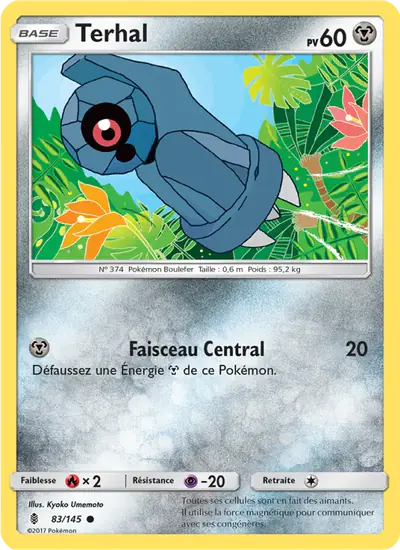 Image de la carte Pokemon Terhal 83/145