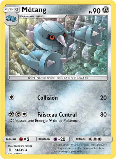 Image de la carte Pokemon Métang 84/145