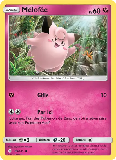 Image de la carte Pokemon Mélofée 88/145