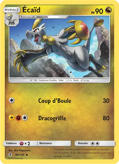 Image de la carte Pokemon Écaïd 99/145