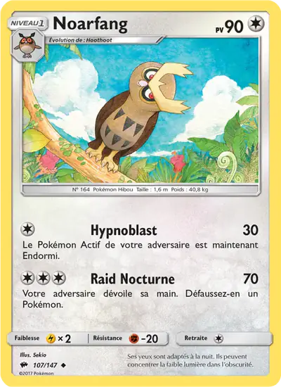 Image de la carte Pokemon Noarfang 107/147