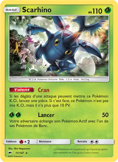 Image de la carte Pokemon Scarhino 11/147