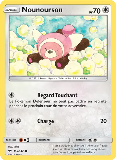 Image de la carte Pokemon Nounourson 110/147