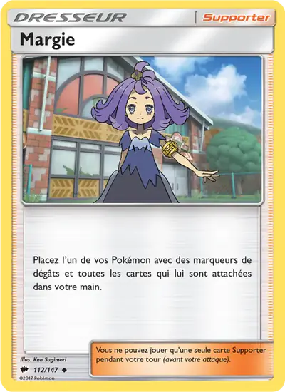 Image de la carte Pokemon Margie 112/147