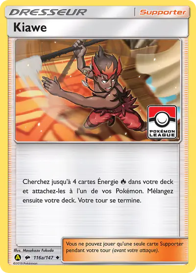 Image de la carte Pokemon Kiawe 116a/147