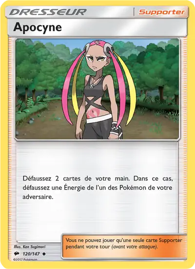 Image de la carte Pokemon Apocyne 120/147