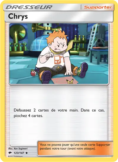 Image de la carte Pokemon Chrys 123/147