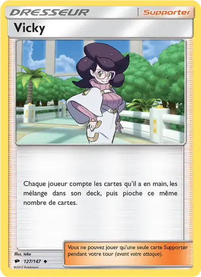 Image de la carte Pokemon Vicky 127/147