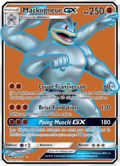 Image de la carte Pokemon Mackogneur GX 135/147