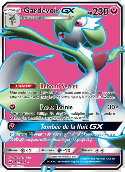 Image de la carte Pokemon Gardevoir GX 140/147