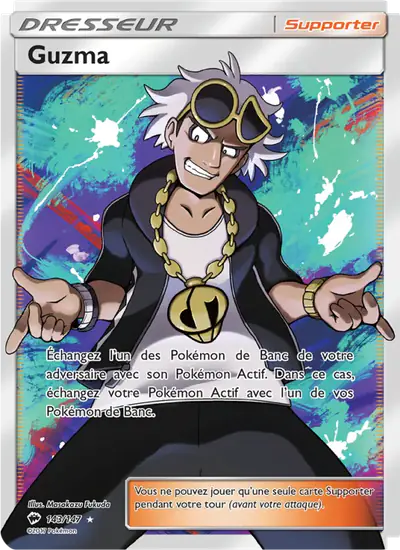 Image de la carte Pokemon Guzma 143/147