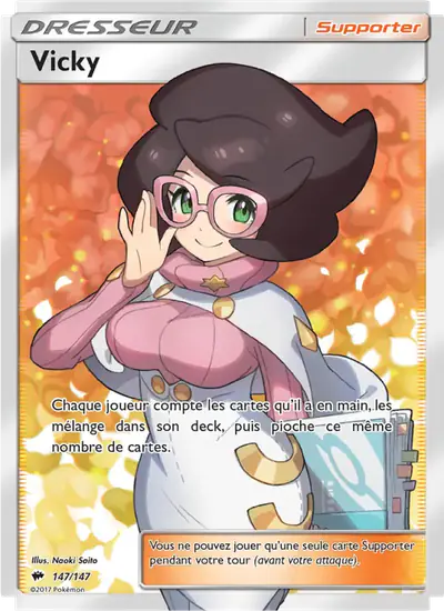 Image de la carte Pokemon Vicky 147/147