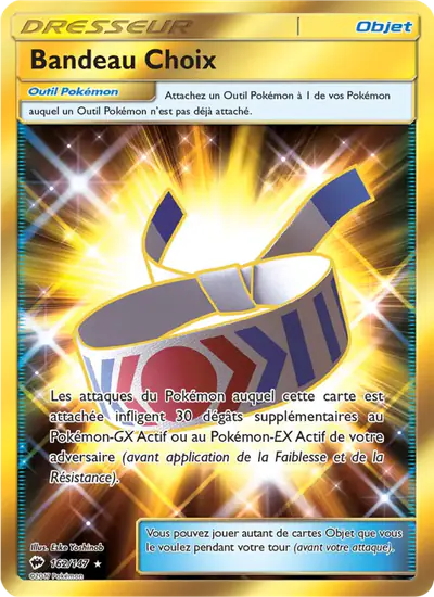 Image de la carte Pokemon Bandeau Choix 162/147