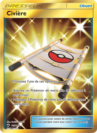 Image de la carte Pokemon Civière 165/147