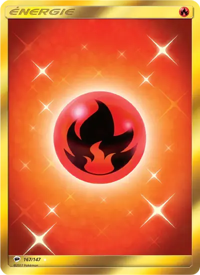 Image de la carte Pokemon Énergie Feu 167/147