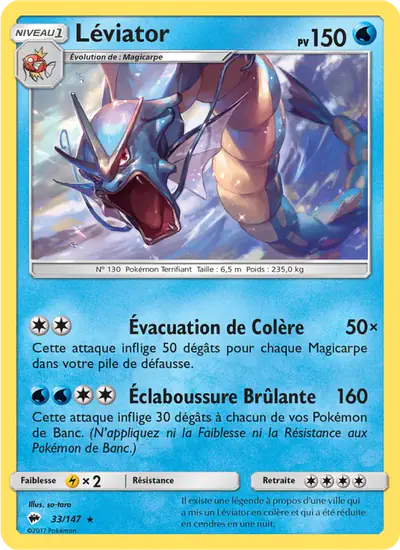 Image de la carte Pokemon Léviator 33/147