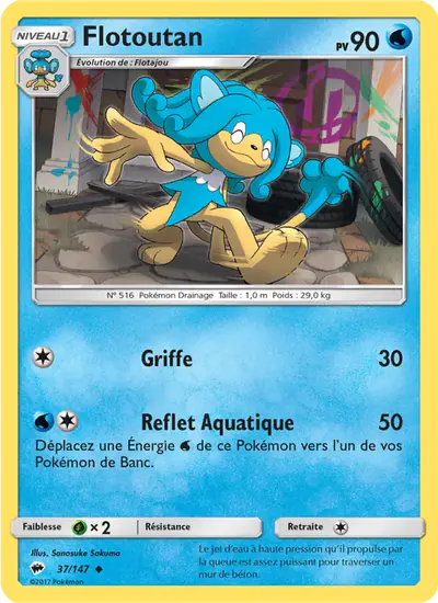 Image de la carte Pokemon Flotoutan 37/147