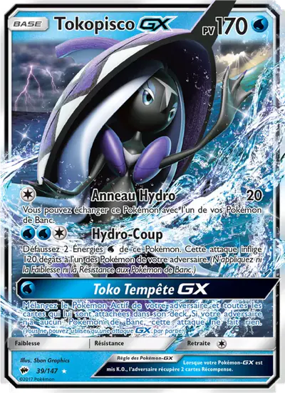 Image de la carte Pokemon Tokopisco GX 39/147