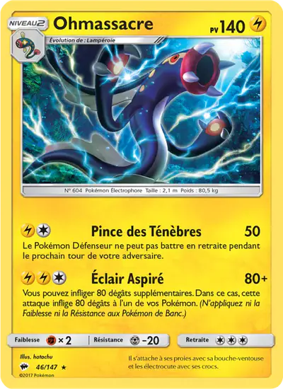 Image de la carte Pokemon Ohmassacre 46/147