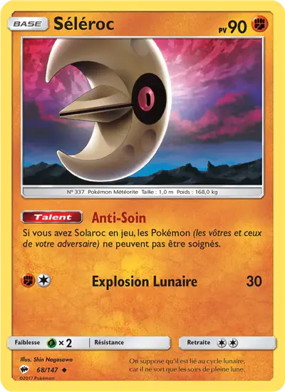 Image de la carte Pokemon Séléroc 68/147