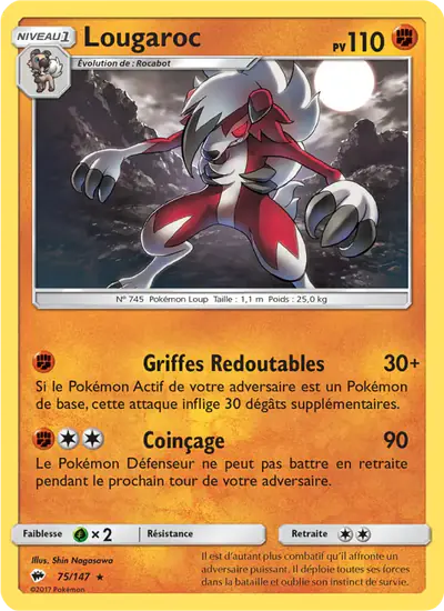 Image de la carte Pokemon Lougaroc 75/147